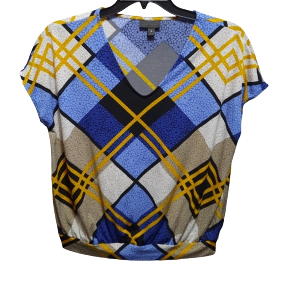 Worthington Multicolored Blouse Medium - Picture 1 of 5